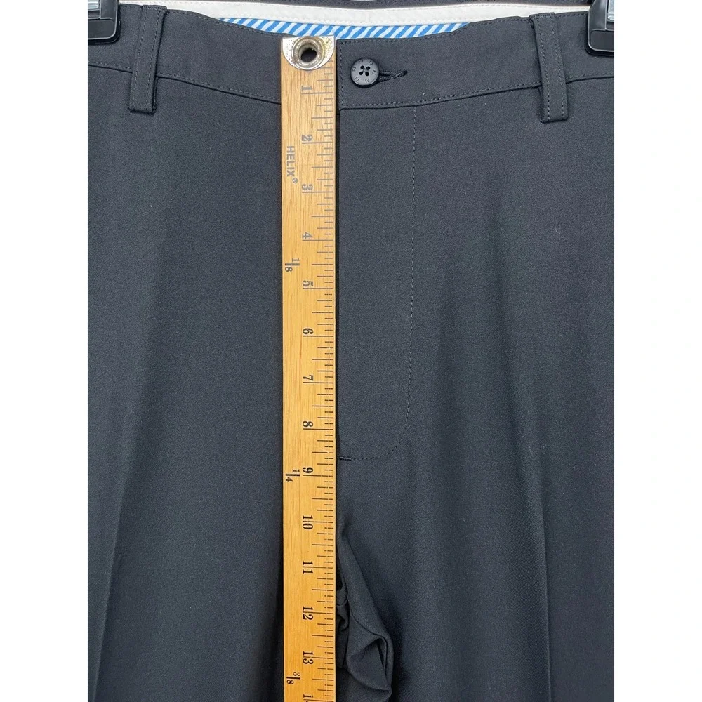 FootJoy Men's Pants Black Performance Golf 34x32‎ Chino Flat Front